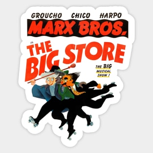 The Big Store Movie Poster Sticker